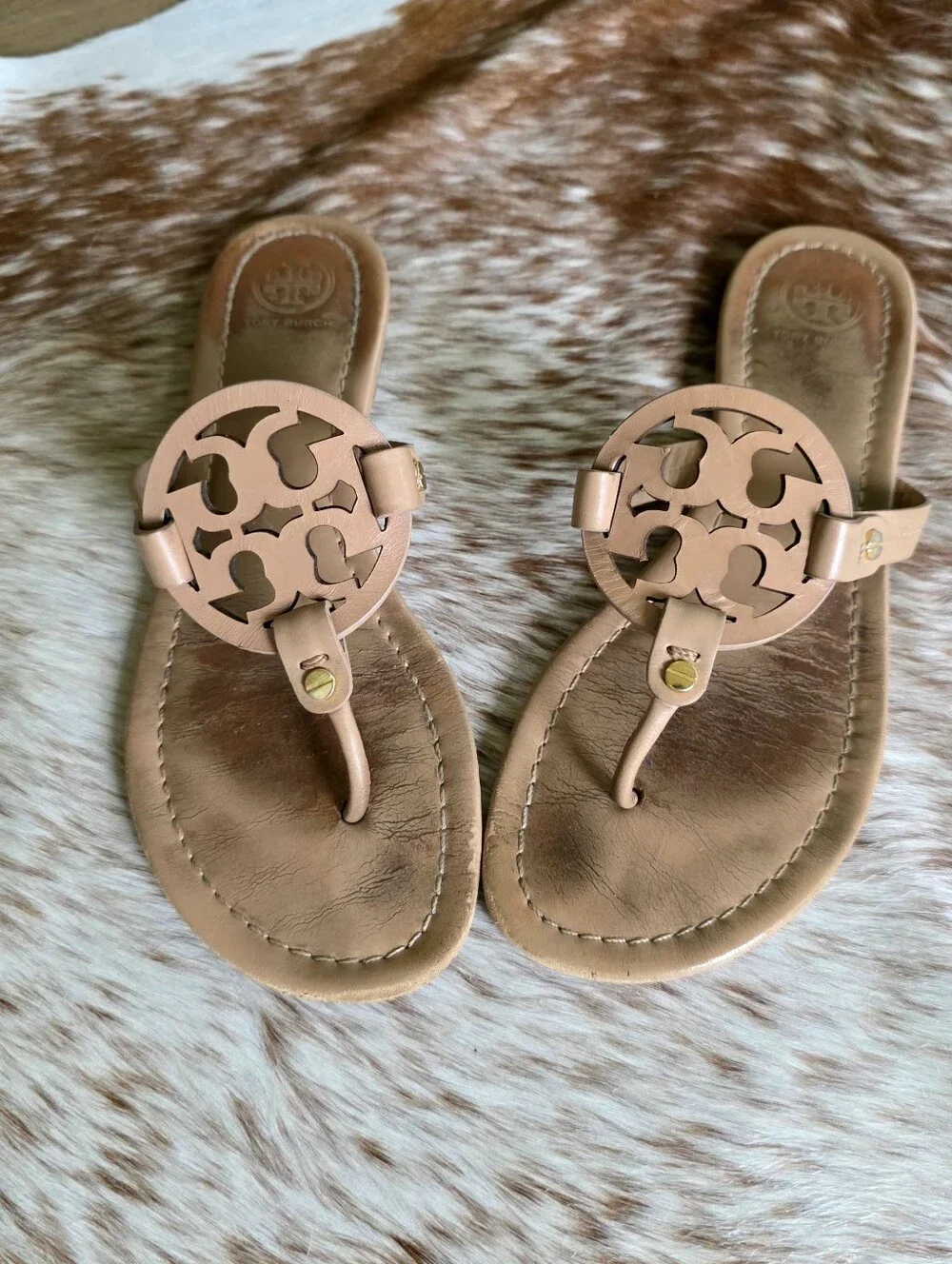 Tory Burch Miller Sandals Size 8